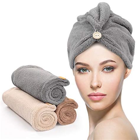 Best Hair Towel Wrap With Button