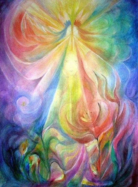 Angel In Colors And Swirls Prophetic Art This Is So Pretty