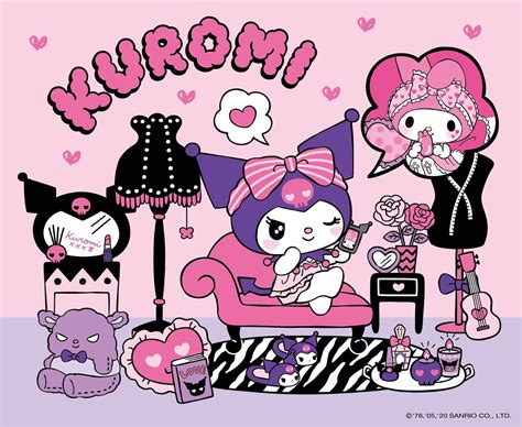 Sanrio Kuromi Hello Kitty Iphone Wallpaper Hello Kitty Wallpaper Sanrio Wallpaper