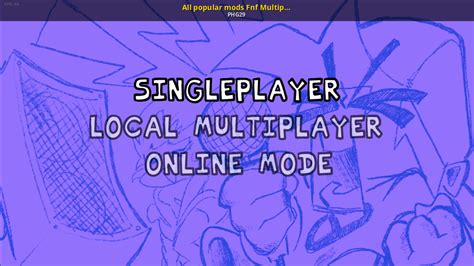 All Popular Mods Fnf Multiplayer Friday Night Funkin Mods