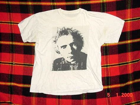 Rare Vintage Johnny Rotten Sex Pistols Punk Rock Shirt Gem