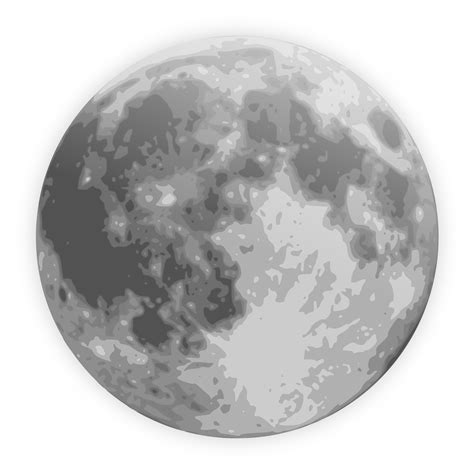Clipart Weather Icon Full Moon