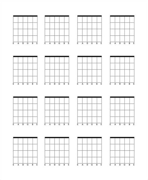 Blank Piano Chord Chart Pdf Safastops