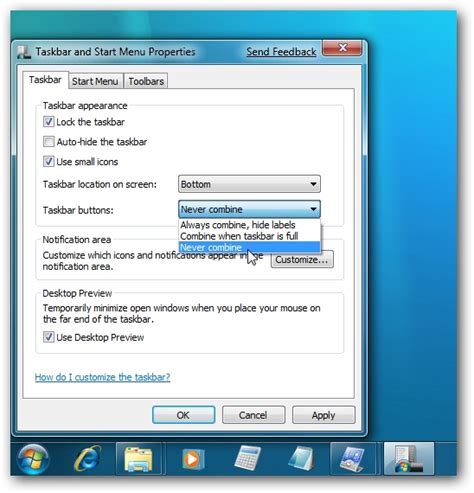 Make The Windows 7 Taskbar Work More Like Windows Xp Or Vista