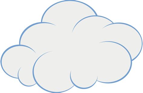 Blue Cloud Clipart Image Wikiclipart