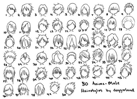 Male Hairstyles Drawing Reference Hair Reference Sheet By Kibbitzer