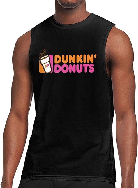 Dunkin Donuts Mens Sleeveless Crewneck Tank Top Muscle