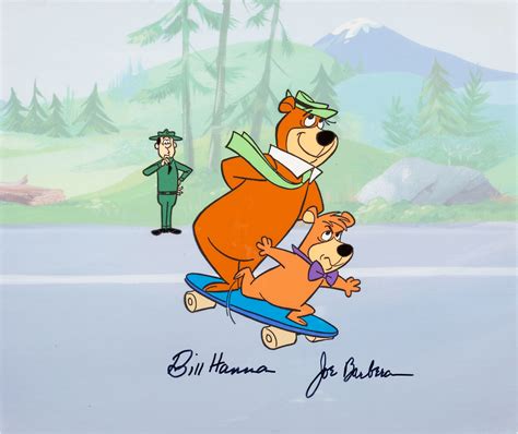Yogi Bear And Boo Boo Publicity Cel Hanna Barbera Flickr