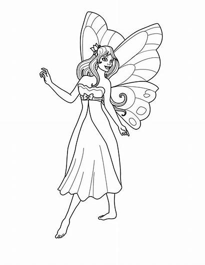Coloring Pages Fairy Fairies Printable Disney