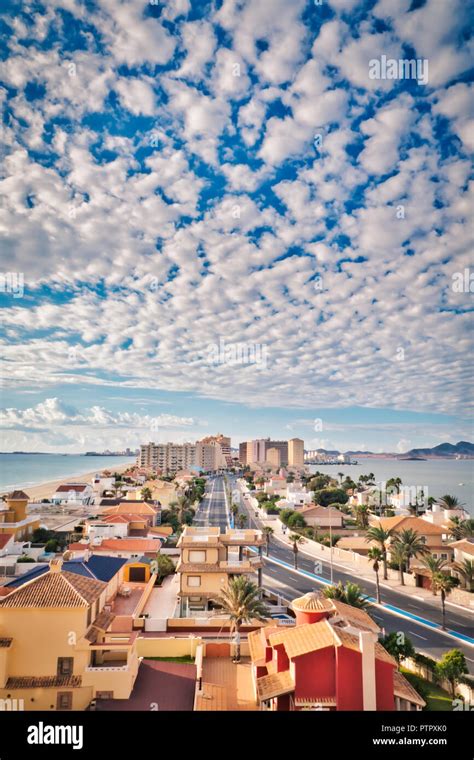Panoramic View Of Manga Del Mar Menor In Murcia Spain Stock Photo Alamy