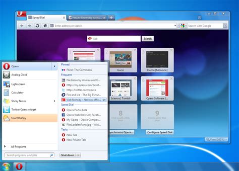 Take a look at opera mini instead.opera mini next is a preview version of the opera mini and mobile. Opera 10.50 Final for Windows 7 Download Here