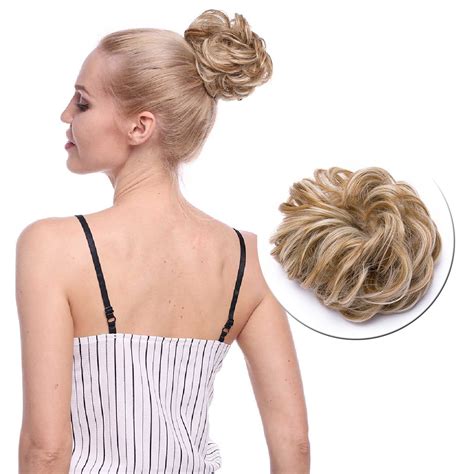 S Noilite Synthetic Hair Bun Extensions Messy Scrunchies Hair Pieces
