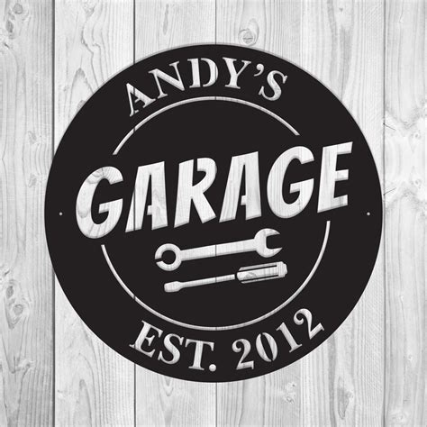 Customized Garage Sign Metal Art Practicalart