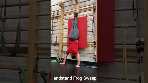 Handstand Frog Sweep Youtube