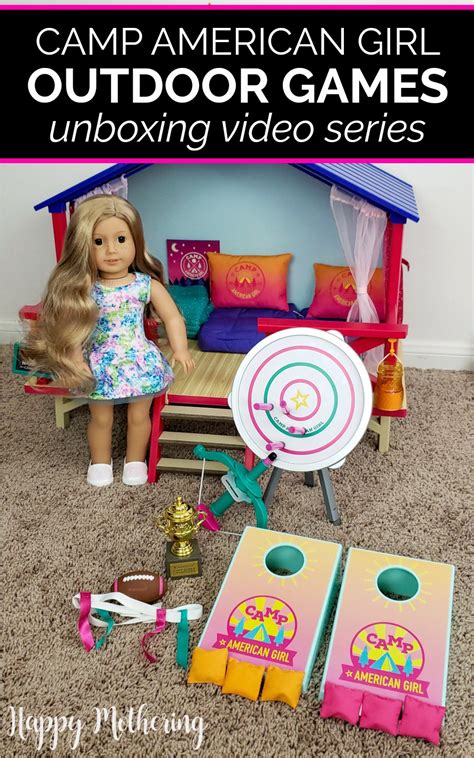 Camp American Girl Outdoor Games Unboxing And Review