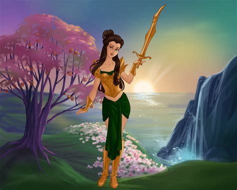 Athena The Goddess Of Wisdom And Battle By Redwarrior2426 On Deviantart