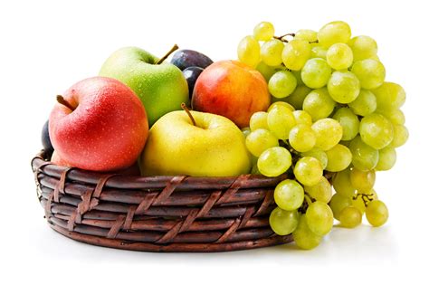 Wallpaper Grapes Apples Basket Fruit 3200x2130 Wallup 1042098