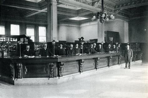 The Counter Preston Savings Bank C1920 Image Courtesy Of Flickr