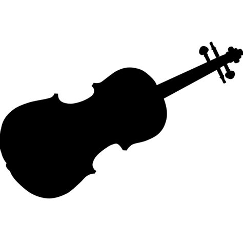 Violin Vector Silhouette Free Svg
