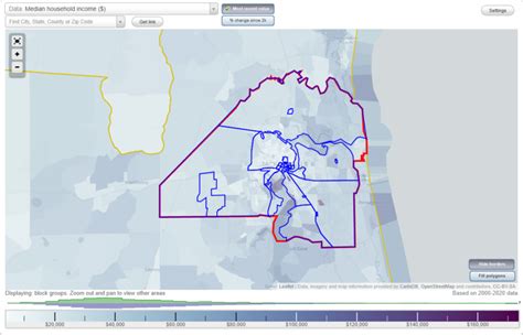 Jacksonville Fl Neighborhood Map Income House Prices