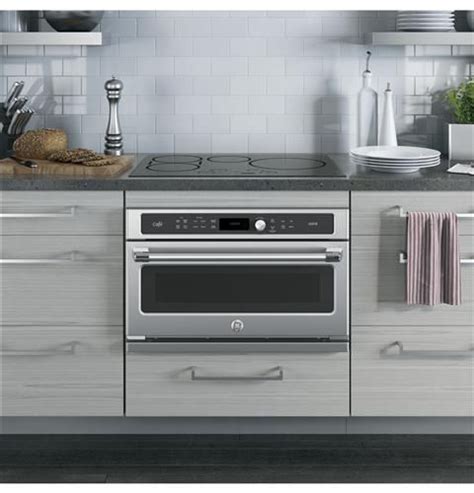 Ge Café Series 30 In Single Wall Oven With Advantium Technology