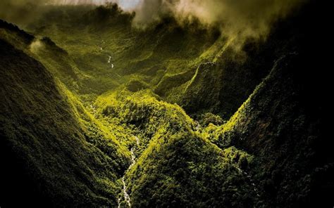 1920x1200 Nature Landscape Rainforest Canyon River Green Mountain