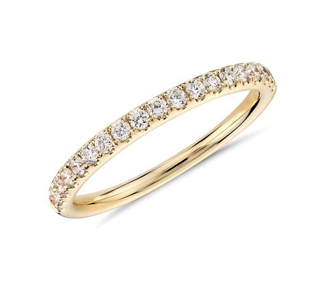 When deciding on an engagement ring setting, think about your budget , lifestyle and design preferences to make sure you and your sparkler are a perfect match. Riviera Pavé Diamond Ring in 18k Yellow Gold (1/4 ct. tw ...