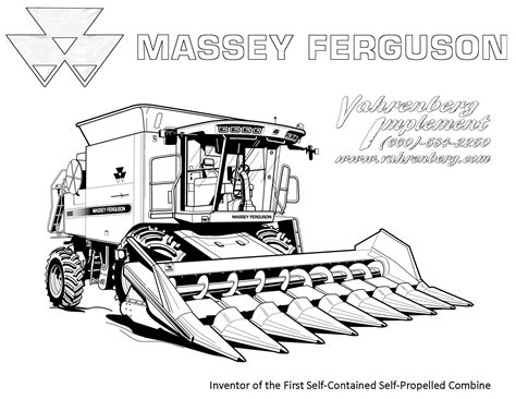 Massey Ferguson Coloring Pages Coloring Pages