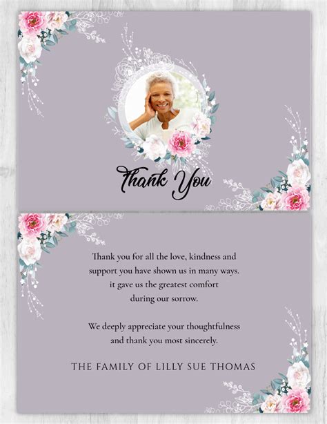 Thank You Card 2139 Disciplepress Memorial And Funeral Printing