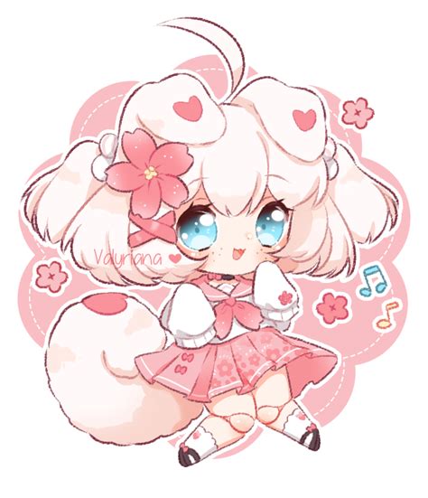 Speedpaint Sakura Pup Extra By Squishibear On Deviantart Chibi