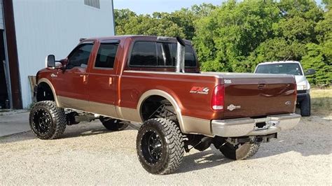 Lifted 2005 Ford F 250 King Ranch Crew Cab For Sale
