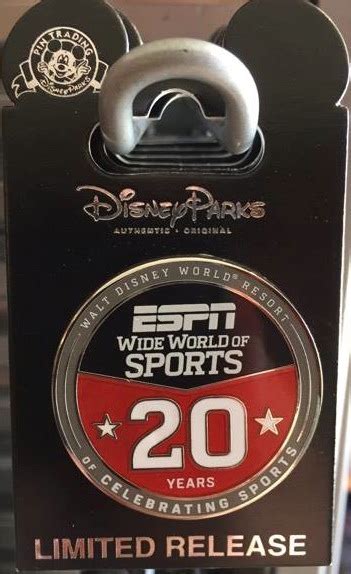 Espn Wide World Of Sports 20 Years Pin Disney Pins Blog