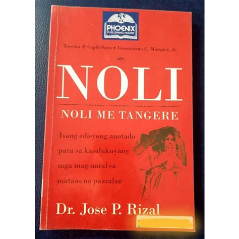 Noli Me Tangere Jose Rizal Shopee Philippines