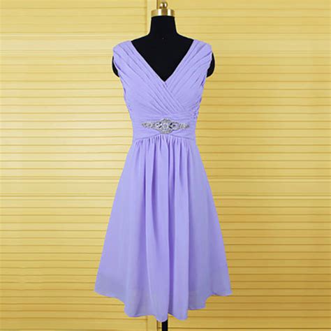 As a bridesmaid, do you worry about getting a bridesmaid dress that in bad quality online after you paid hundreds dollars? Elegant Purple Bridesmaid Dresses, Knee-length Lavender ...