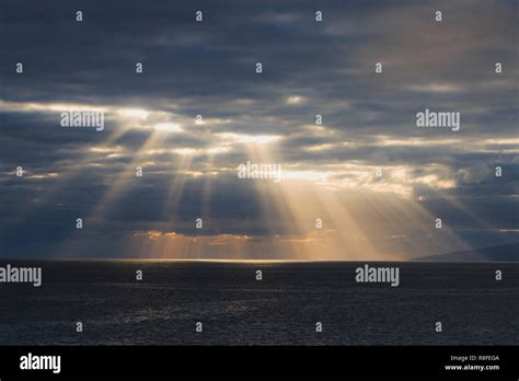Sun Ray Through Clouds Hi Res Stock Photography And Images Alamy