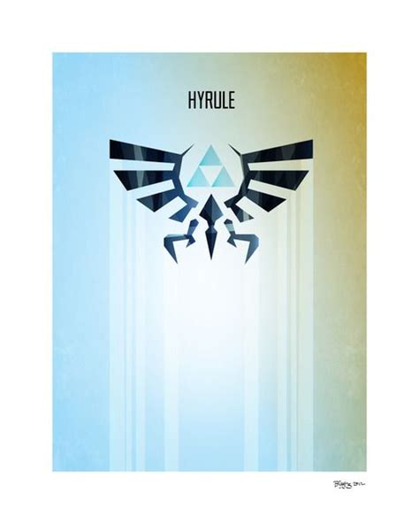 Legend Of Zelda Hyrule Rising Poster This Is A Signed Museum Quality