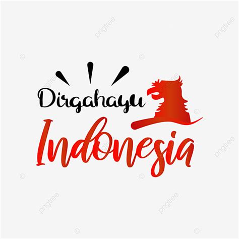 Gambar Tulisan Dirgahayu Indonesia Dengan Gambar Elang Indonesia
