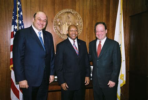 Secretary Alphonso Jackson With Jordanian Ambassador Karim Kawar And Georgetown University