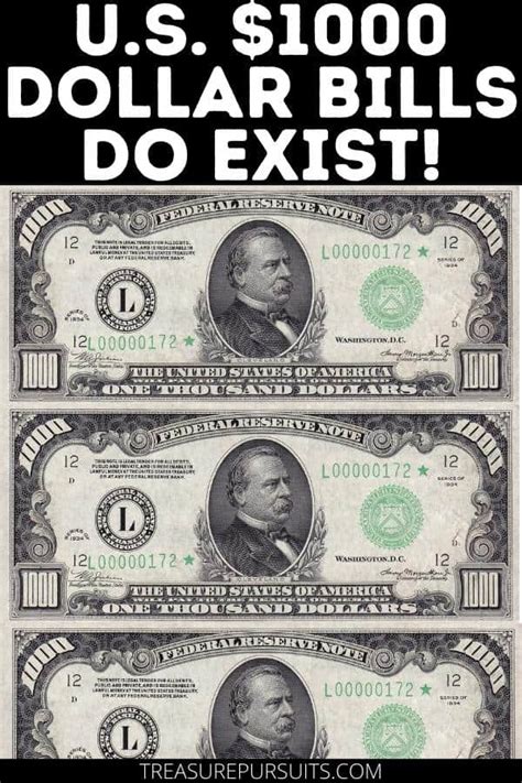 Us 1000 Dollar Bills Do Exist 1000 Bill Value And History