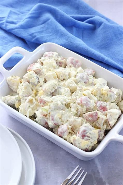 Creamy Dill Potato Salad One Sweet Appetite