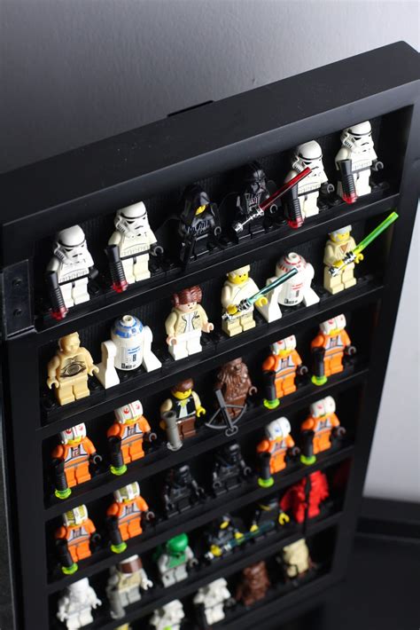 Geek Diy Bam Star Wars Lego Minifigures Wall Frame Display Diy Tutorial