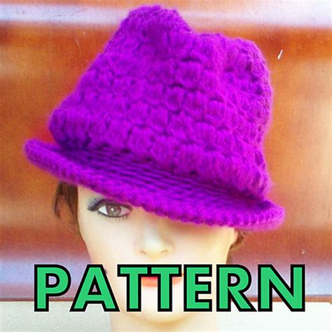 Ravelry Andy Crochet Fedora Hat Pattern By Strawberrycouture