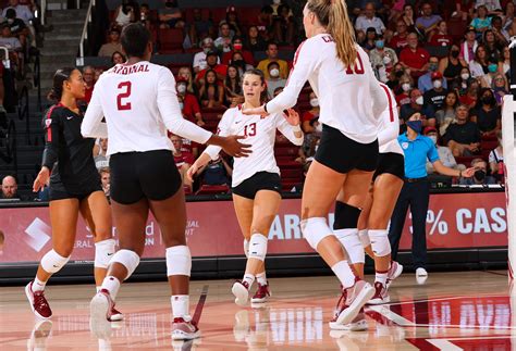 Stanford Volleyball Claims Another Upset Over No 2 Nebraska