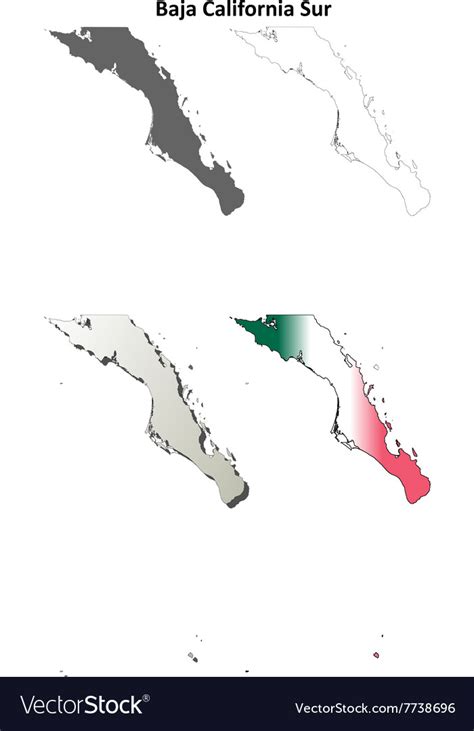 Baja Peninsula South America Map