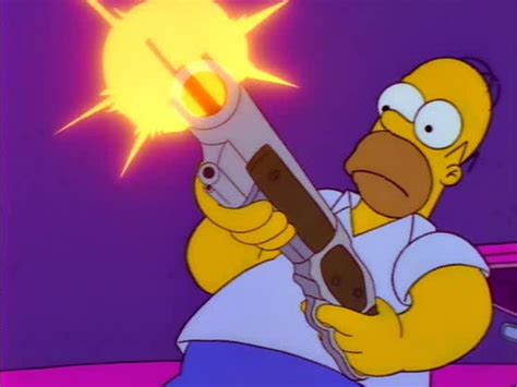 Homer Simpson With A Shotgun Homer Blasting Some Zombies I Flickr
