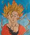 Dragon Ball Z Goku Drawing at PaintingValley.com | Explore collection ...