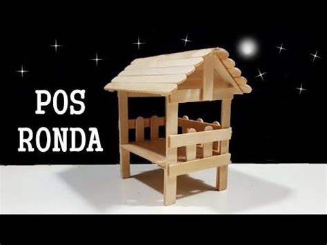 Bagi anda para pemula, contoh kerajinan tangan dari stik ice cream berikut ini cukup mudah untuk. Miniatur Jembatan Dari Stik Es Krim - Guru Galeri