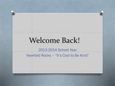 Ppt Welcome Back Powerpoint Presentation Free Download Id1880998