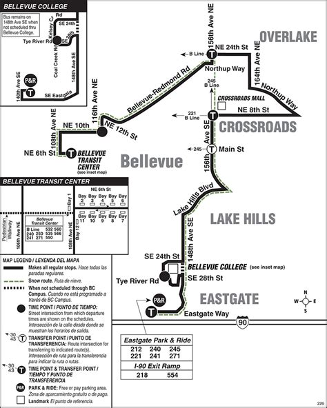 King County Metro Route 226 Eastgate Pandr Crossroads Bellevue Tc