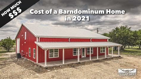 Cost To Build Barndominium Texas Kobo Building